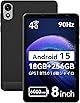 【三年保証 8インチ 90Hz sim対応 LTEモデル】Blackview ZENO1 android15 タブレット 18GB+256GB+2TB TF拡張 6000mAh+急速充電 T615 8コアCPU 5MP/8MP 4G LTE通話+GPS+6軸ジャイロ+無線投影+GMS+5G WiFi+BT5.2+Widevine L1 Netflix対応
