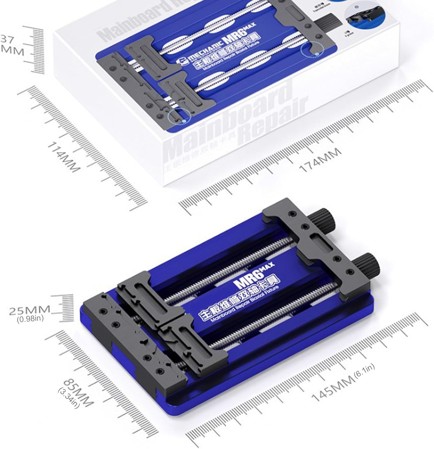 Air Double Bearing Repair Fixture Board Soldering Motherboards Chip Remove Clamp Phone Maintenance Accessories Professional Mobile Repair Clamp