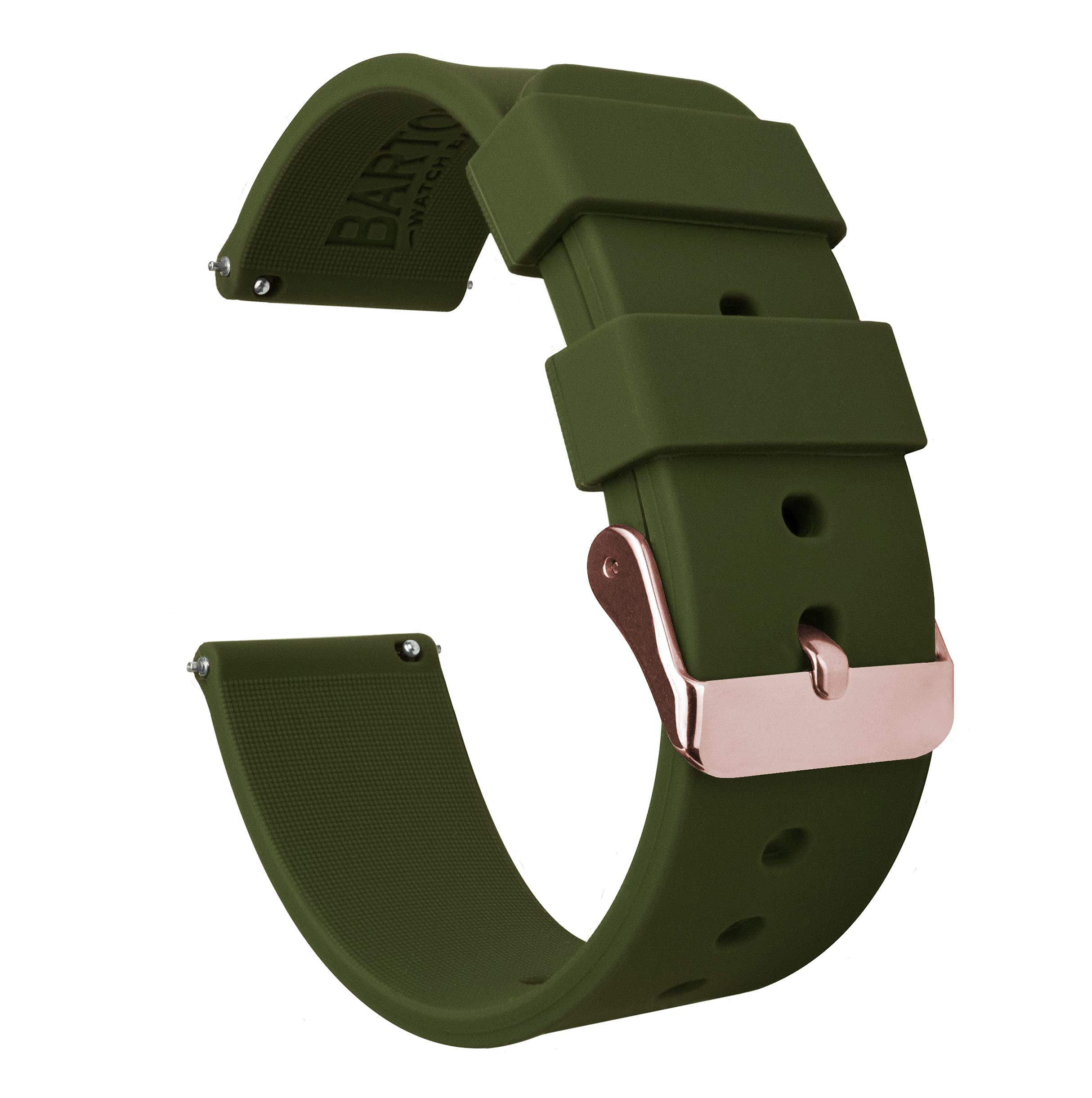 BARTON WATCH BANDS - Soft Silicone Quick Release Straps