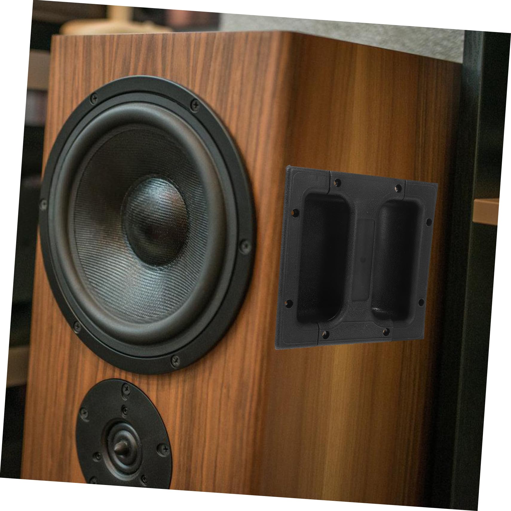 Abaodam 2 Pezzi Maniglia Di Ricambio Per Altoparlante in Plastica Cinghia Resistente Per Amplificatori e Subwoofer Facile Installazione e Design Ergonomico