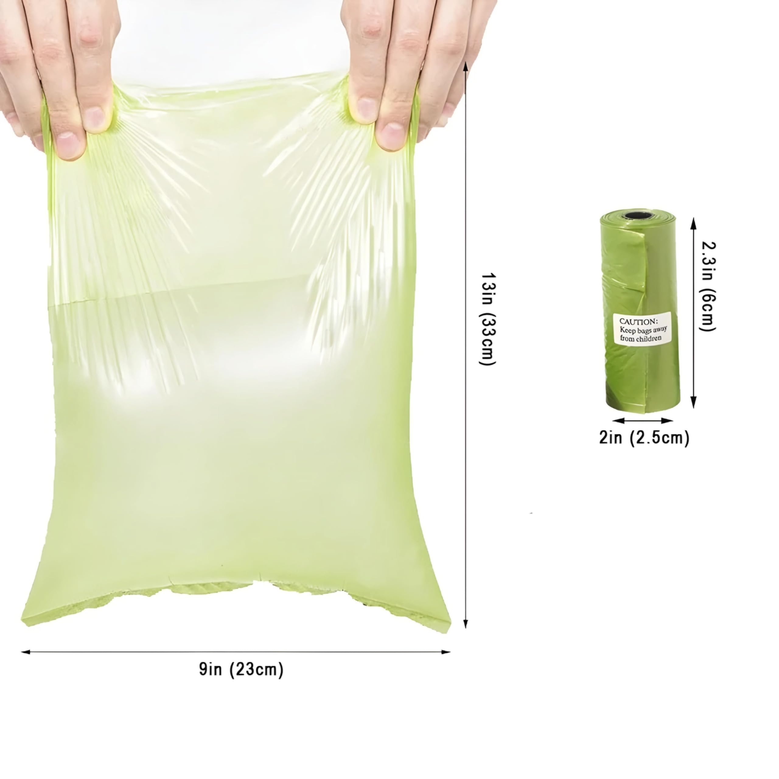 Kyrotech 20 Rulo (300 Adet) Renkli Köpek ve Kedi Kaka Poşeti | Dayanıklı Atık ve Çöp Torbası, Taşınabilir Poop Bag Set