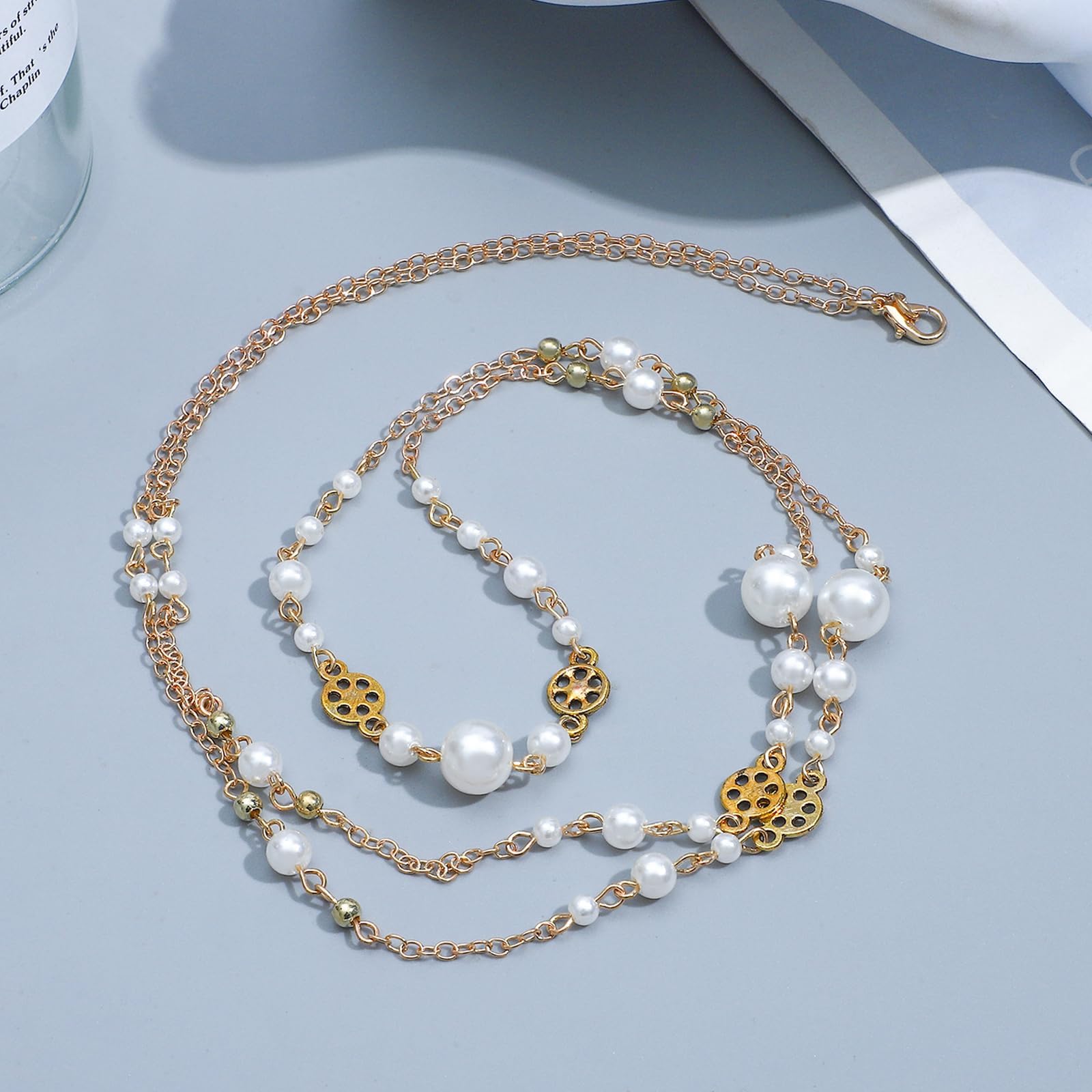 NEWITIN 69 Pcs Gold Jewelry Set for Women Hypoallergenic Bohemian Jewelry view 3