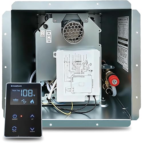 CAMPLUX 65000 BTU Propane RV Tankless Water Heater 2.64 GPM, CSA Certified