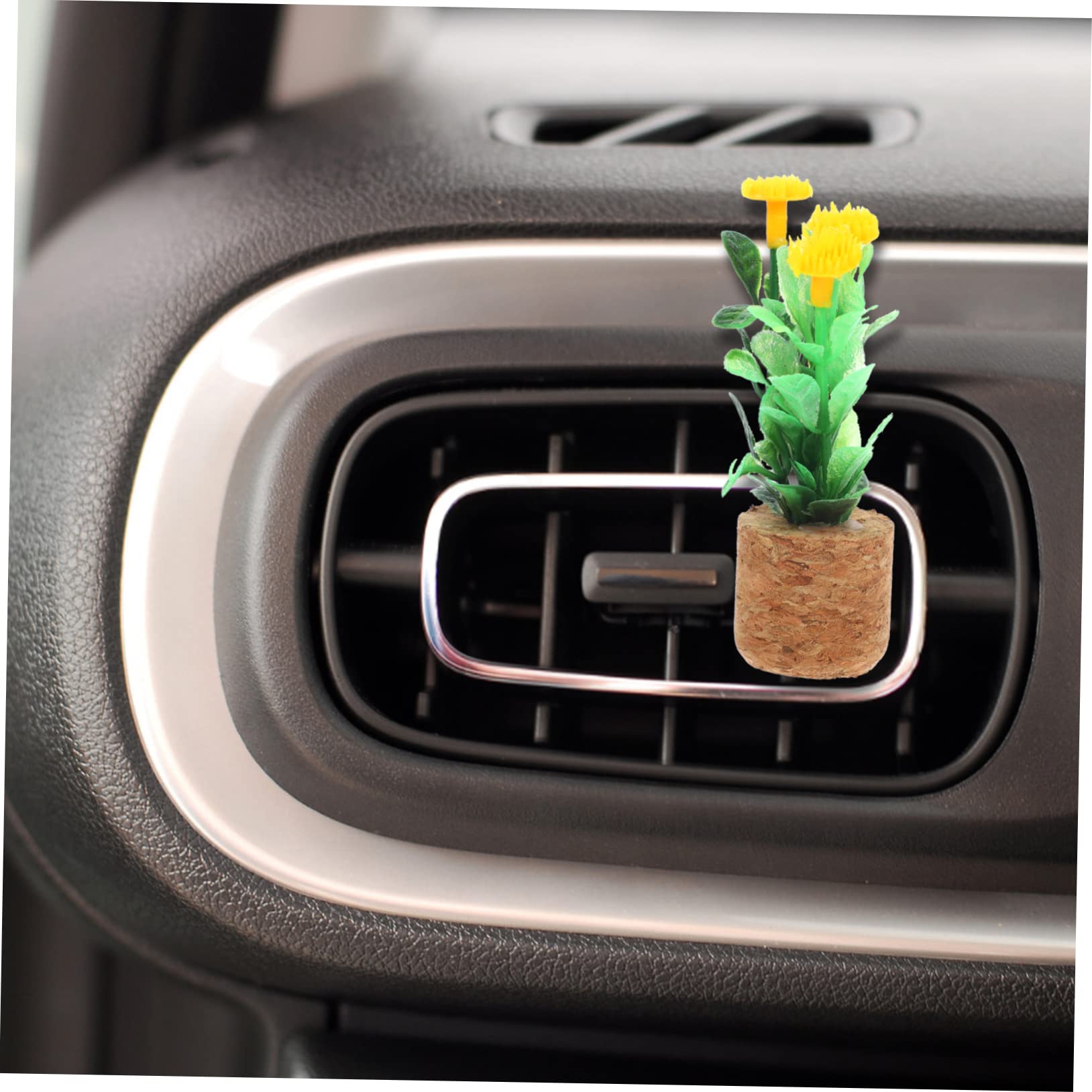 5stücke Car Vent Diffuser Clip Mit Simulierten Pflanzen Auto Dekoration Für Innenräume Praktisch Für Auto Büro Und Zuhause Geschenkidee Für Mütter Freundinnen Und Kollegen