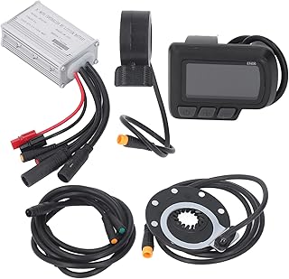 VGEBY Electric Bike Motor Controller Kit, Electric Bike Motor Controller 15A Electric Bicycle Modification Kit with EN06 Panel for 250W 350W Motor Ride