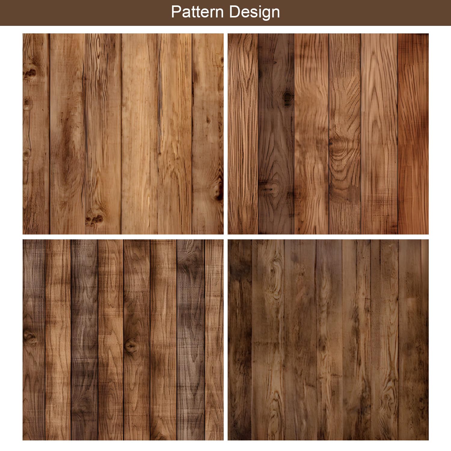 24 hojas de papel con patrón de tablero de madera, 6 x 6 pulgadas, suministros de álbumes de recortes, papel decorativo para manualidades, tarjetas, álbumes de fotos, decoración de diario de basura