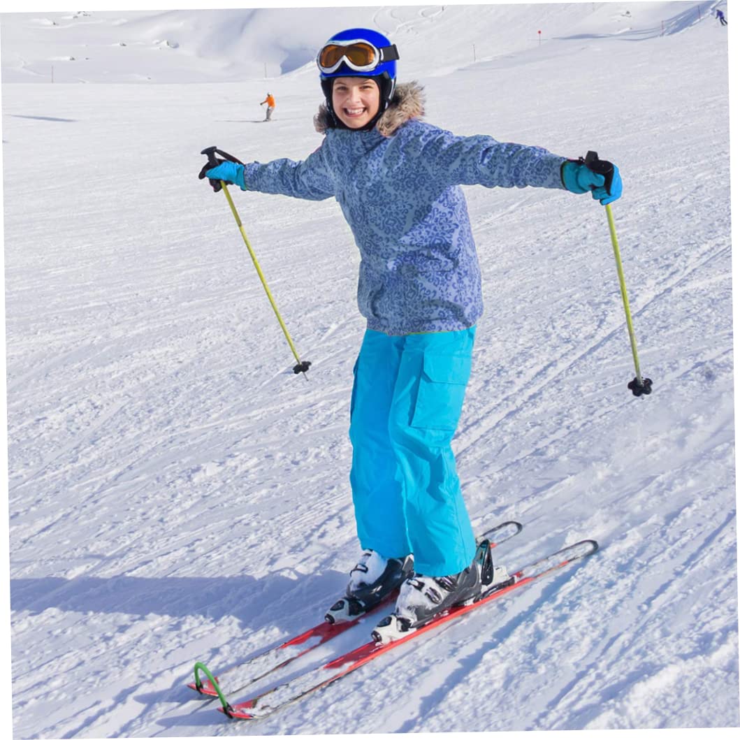 Light feather Ski Tip Connector Trainer Ski Training Hulp Ski Skispitzenverbinder voor Elastische Skispitting Aansluiting als leerhulp voor Skischolieren (rood Light feather Ski Tip Connector Trainer Ski Training Hulp Ski Skispitzenverbinder voor Elastische Skispitting Aansluiting als leerhulp voor Skischolieren (rood