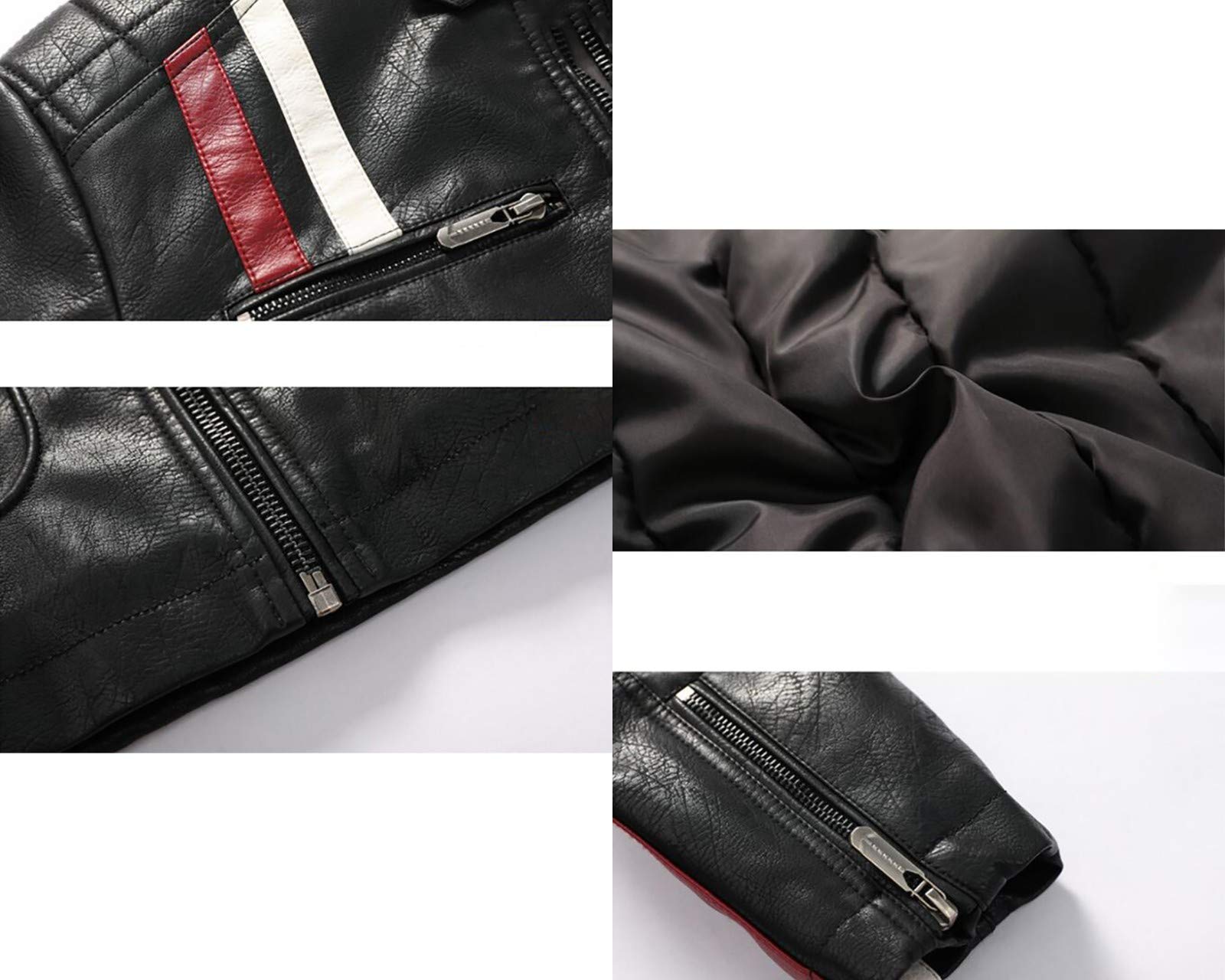 Giacca da Moto Impermeabile Certificata CE Abbigliamento da corsa da uomo autunno e inverno Giacche da moto europee e americane in pelle PU giacche da uomo resistenti al freddo