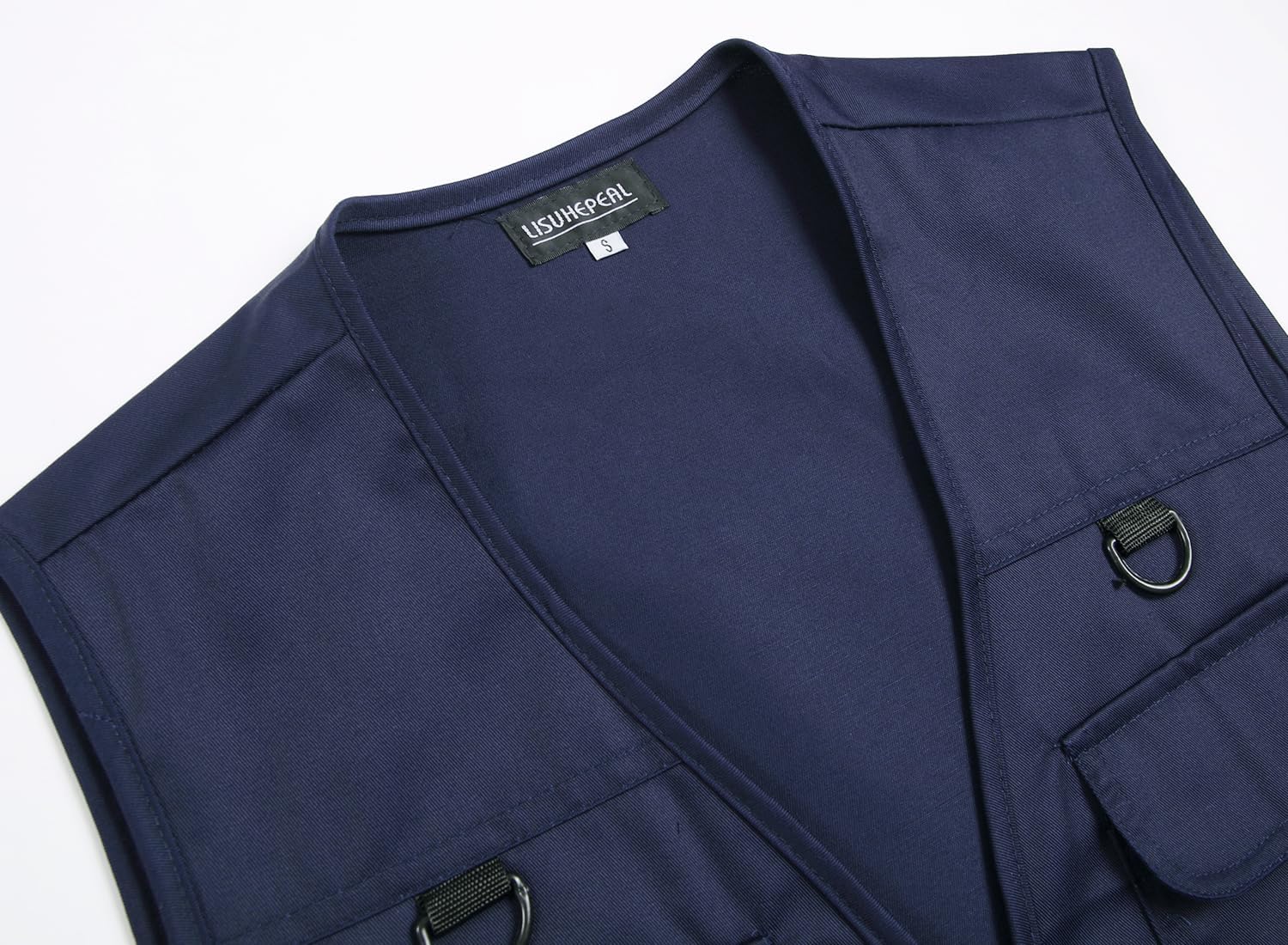 Men’s Fishing Vest Summer Outdoor Work Safari Travel Photo Vest with Multi Pockets - Image 4