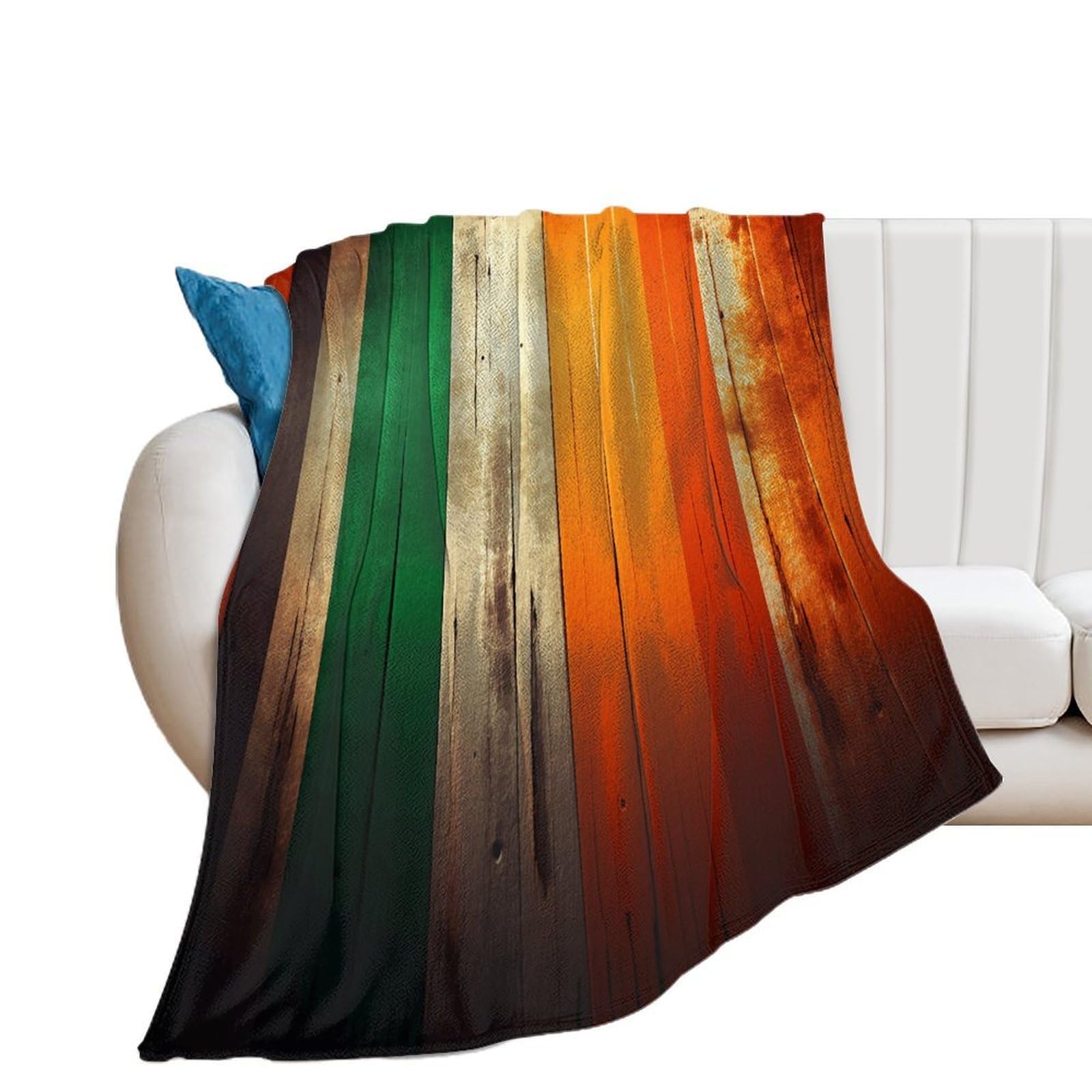Stripes Throw Blanket for Couch Super Soft Warm Lightweight Throw Blankets Cozy Flannel Bed Blanket Cute Decorative Blankets for All Seasons Home Decor Gift 30"*40"（76 * 100cm）
