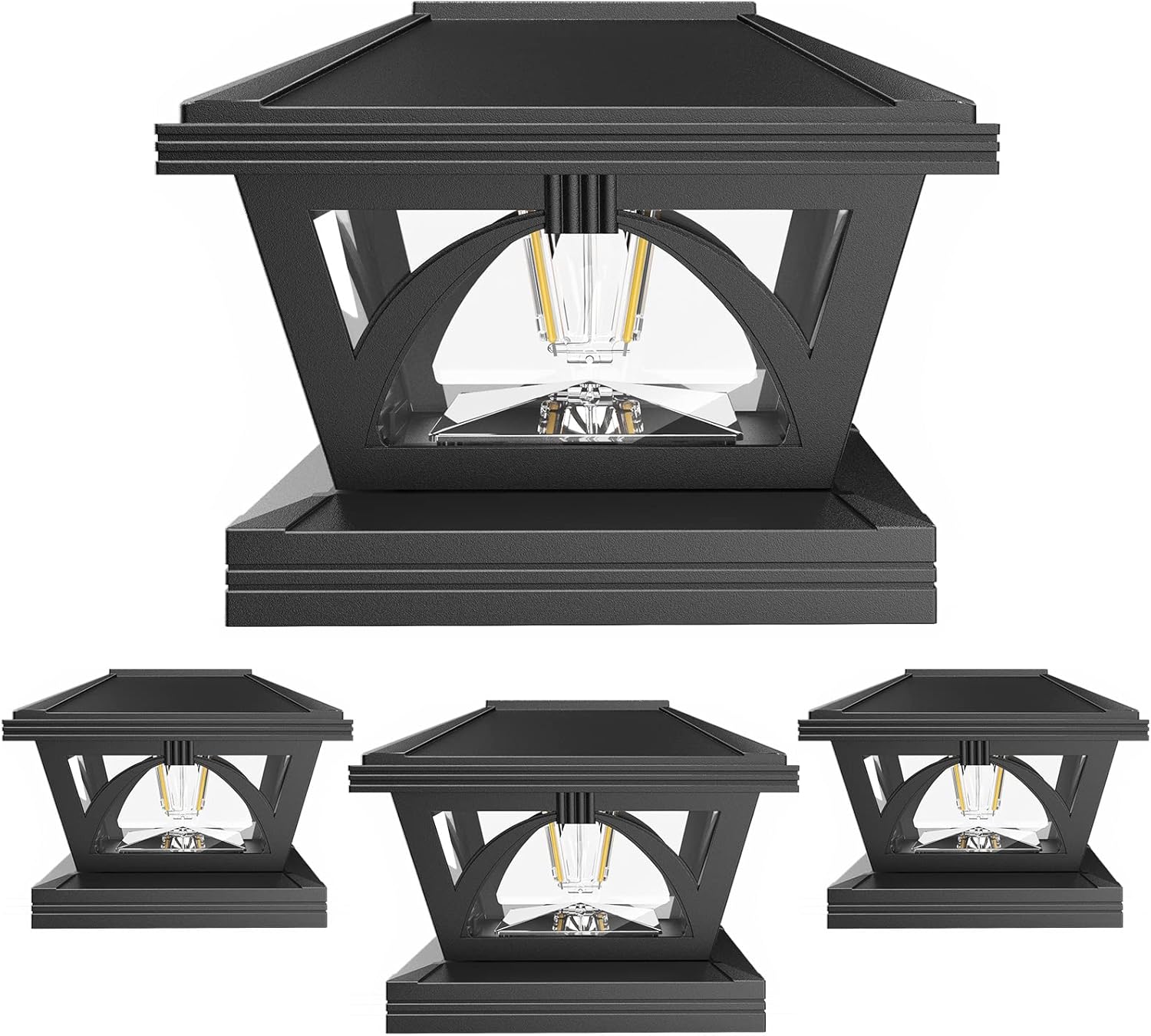 Luces Solares Para Poste Al Aire Libre Superbrillantes 20 Lúmenes Luces