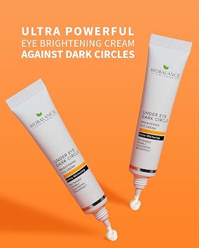 BioBalance Under Eye Dark Circle Brightening Cream | 15ml | Brightening Cream | Dark Circles | Eye Puffiness | Illuminate Tired Eyes | Fine Line Treatment