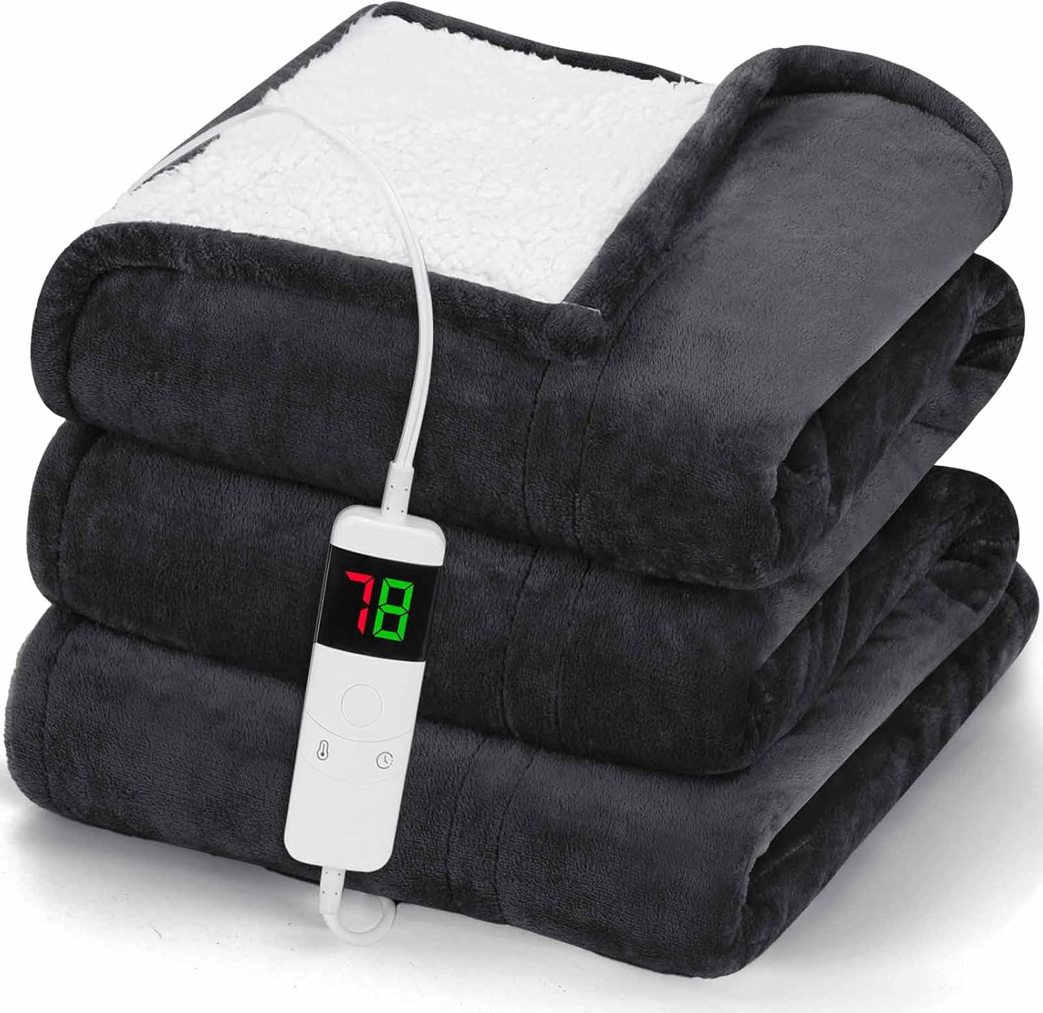 greenoak Electric Heated Throw Blanket, 50“ x 62” Heating