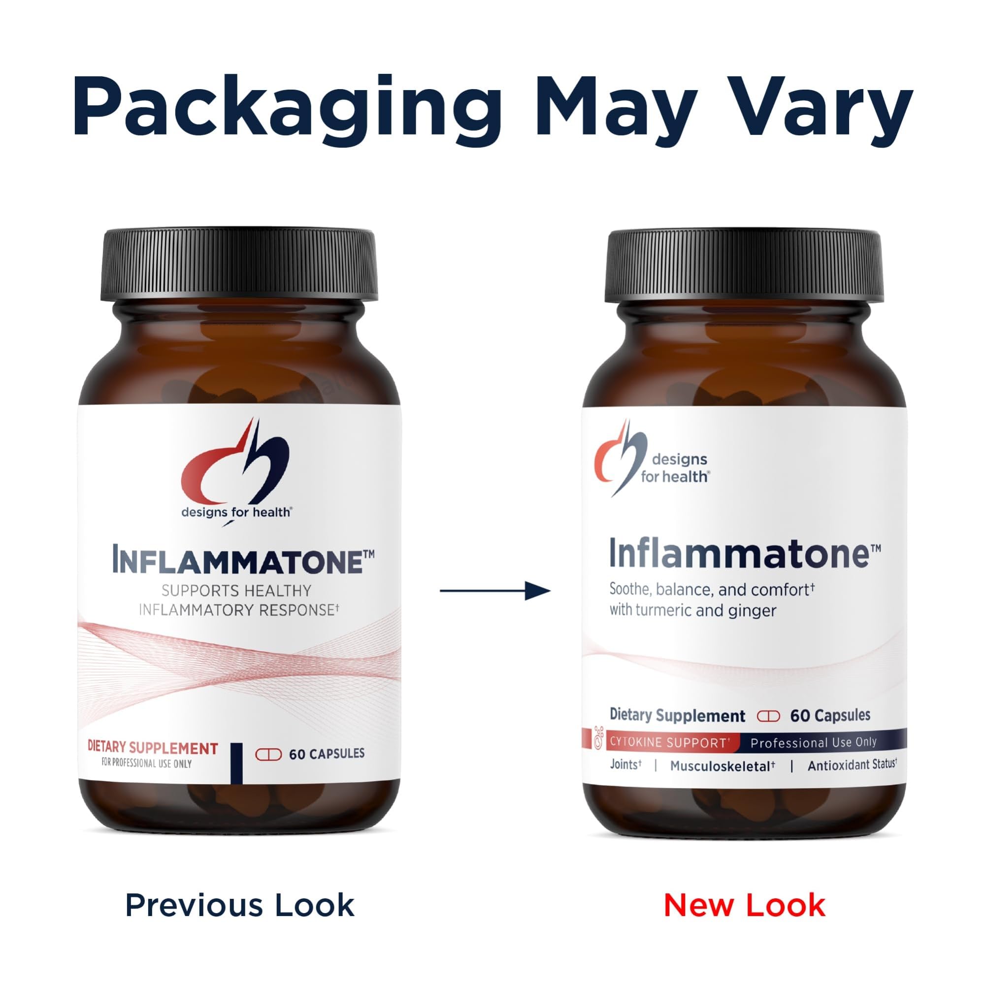 Designs for Health Inflammatone, Turmeric Supplements, 60 Capsules — Amazon image 3