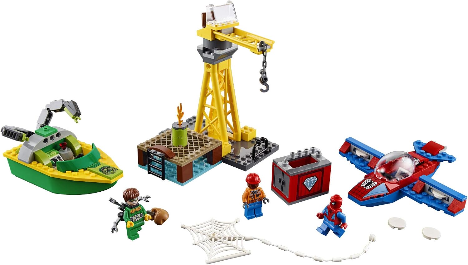 LEGO Marvel Spider Man Spider-Man: Doc Ock Diamond Heist 76134 Building Kit (150 Pieces) (Discontinued by Manufacturer)