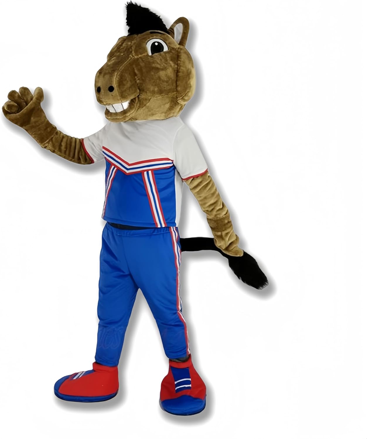 Sports Team Mustang Mascot Costume - Realistic and Durable for Cheerleading