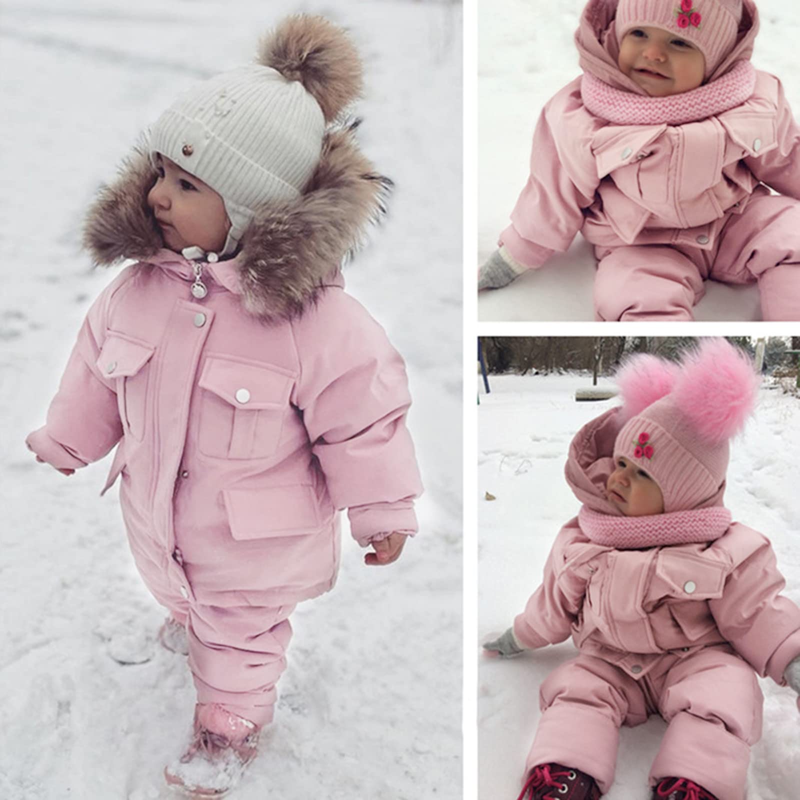 Generico Cappotto Invernali per Neonati Ragazze Giacche Unisex per Bambini Giubbotto 100 Grammi Ragazza Giubbotto Imbottito Leggero Caldo Autunno Inverno Piumino da Bambina