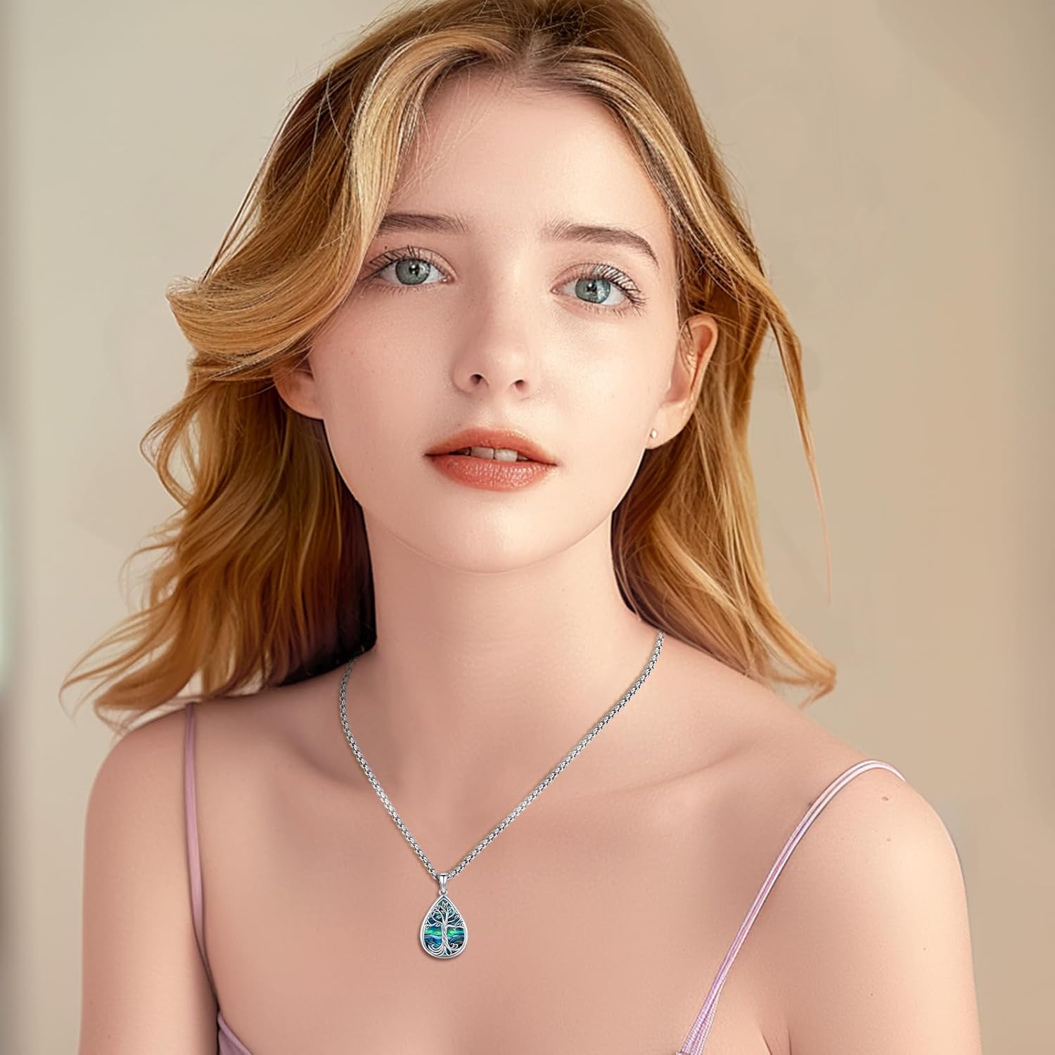 Eusense 925 Sterling Silver Abalone Pendant Necklace for Women Men - Urn Locket Cremation Jewelry That Holds Pictures - Image 7