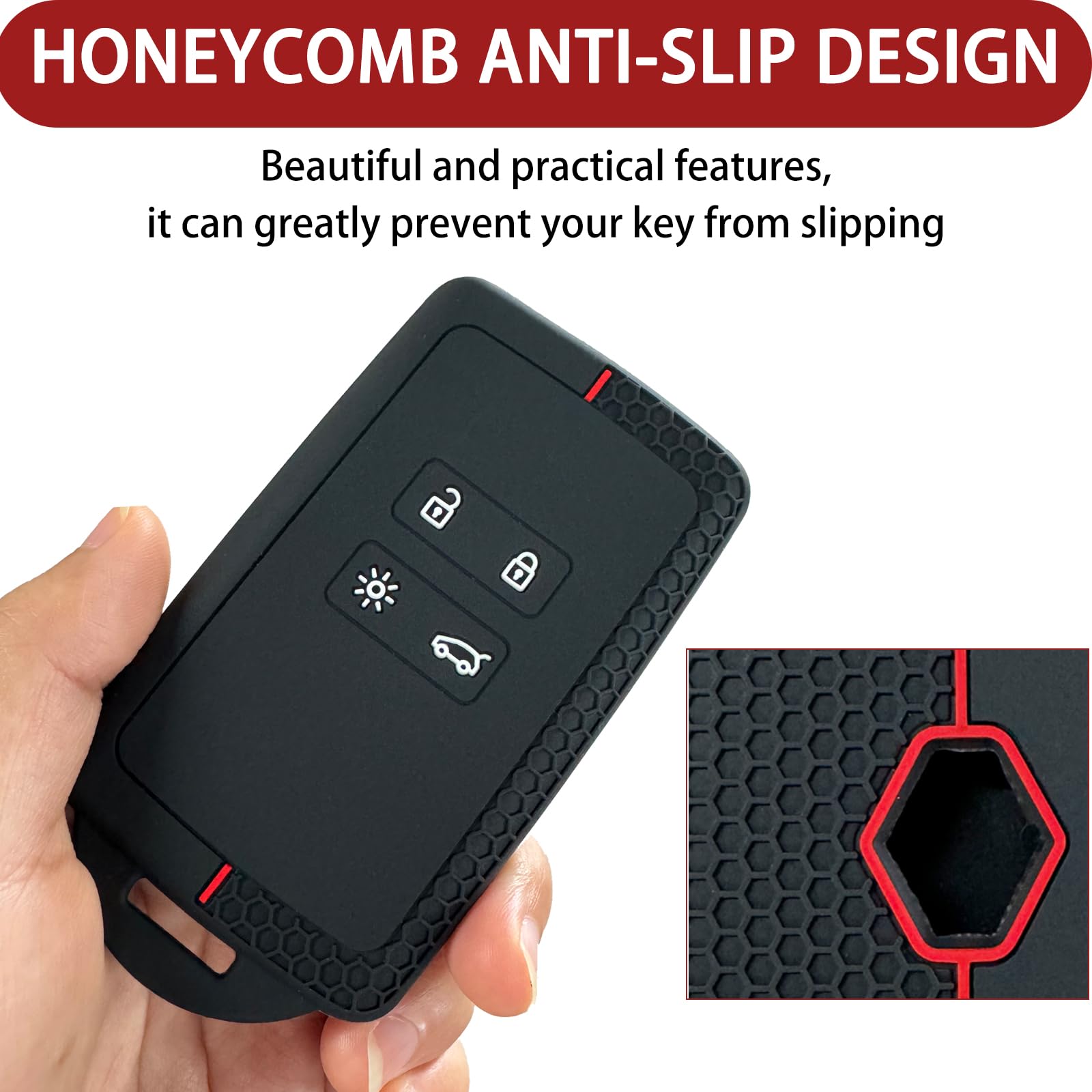 2x Renault Autoschlüssel Hülle TPU Silikon - Passend Für Clio, Megane, Captur & Mehr