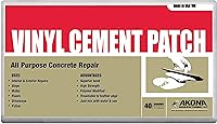 Vista 8 de Akona Parche de cemento de vinilo - Repara y repara superficies de concreto, secado rápido, listo para usar (10 libras, 1)