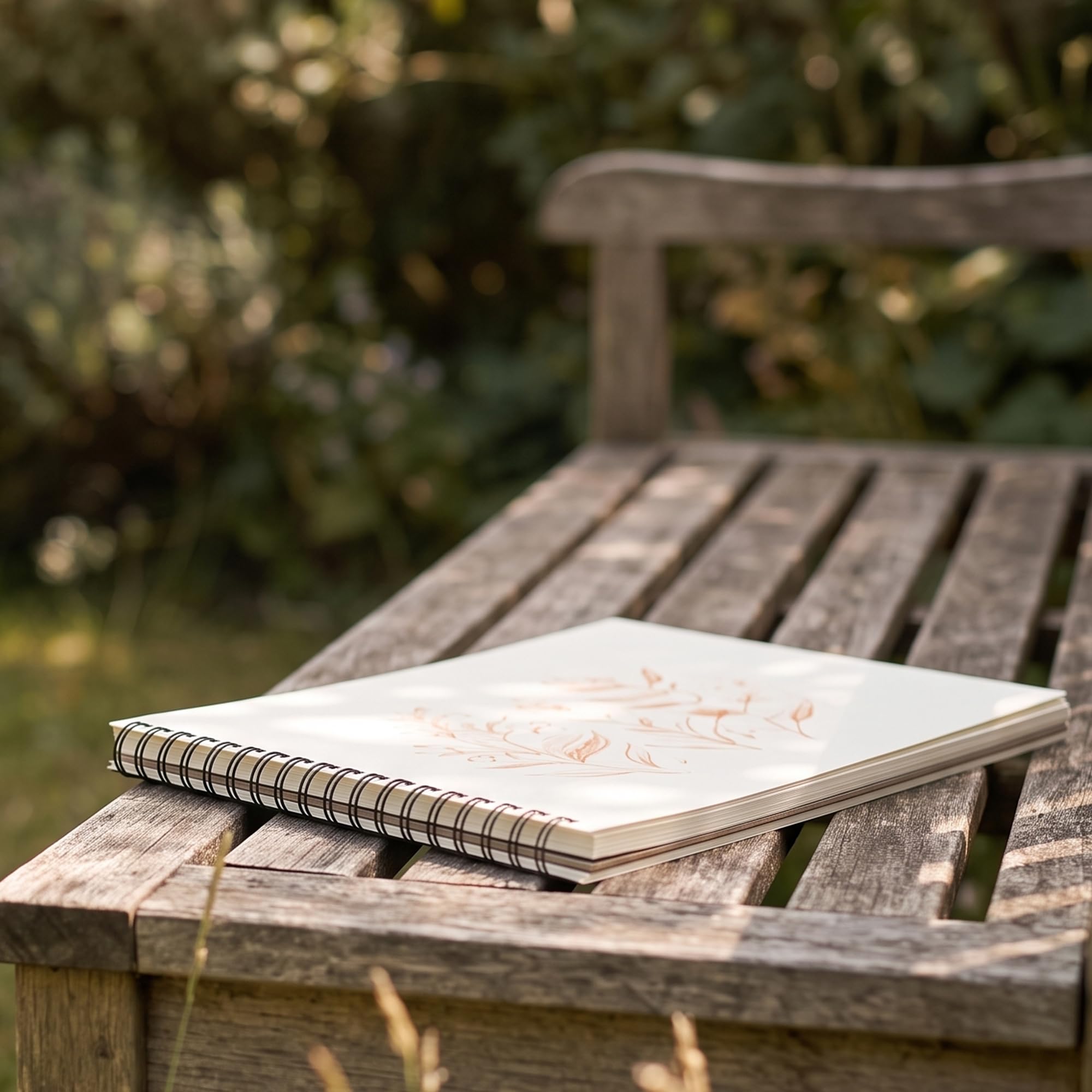 DAKFOOK Lot de 10 carnets de croquis A4, 30 feuilles de 60 pages, 160 g/m², bloc à dessin A4, couverture en papier kraft pour dessin et prise de notes