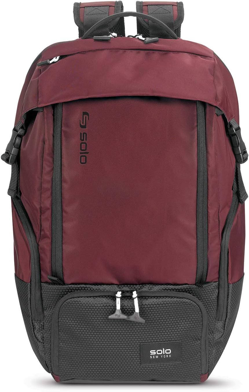 Solo New York Elite Backpack, Burgundy