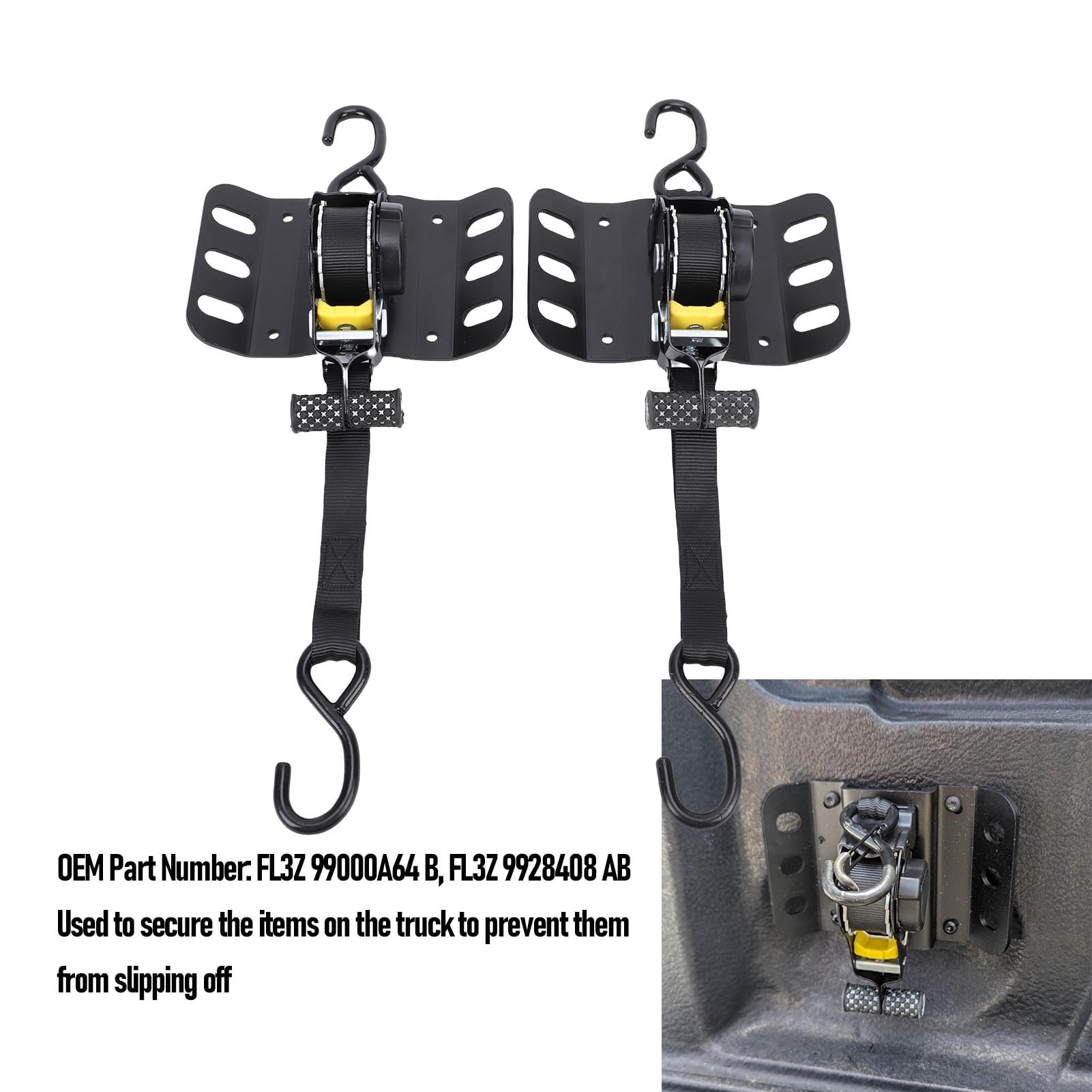 Mingzhe High Capacity Retractable Ratchet Straps Reinforced Design Self