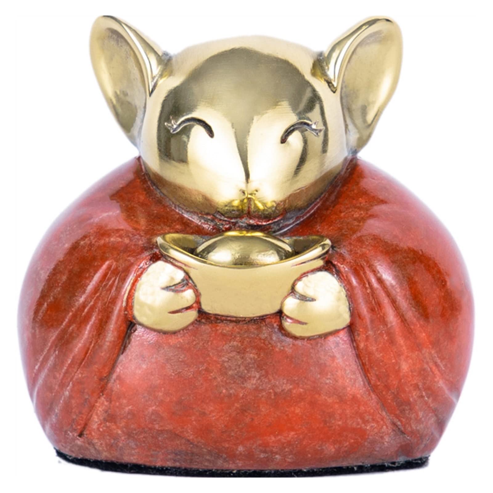 ZZlei2yu-12 Home Decor Ornament Auspicious Objects Entrance Ornaments Office Home Brass Crafts Decoration Colorful Ornament