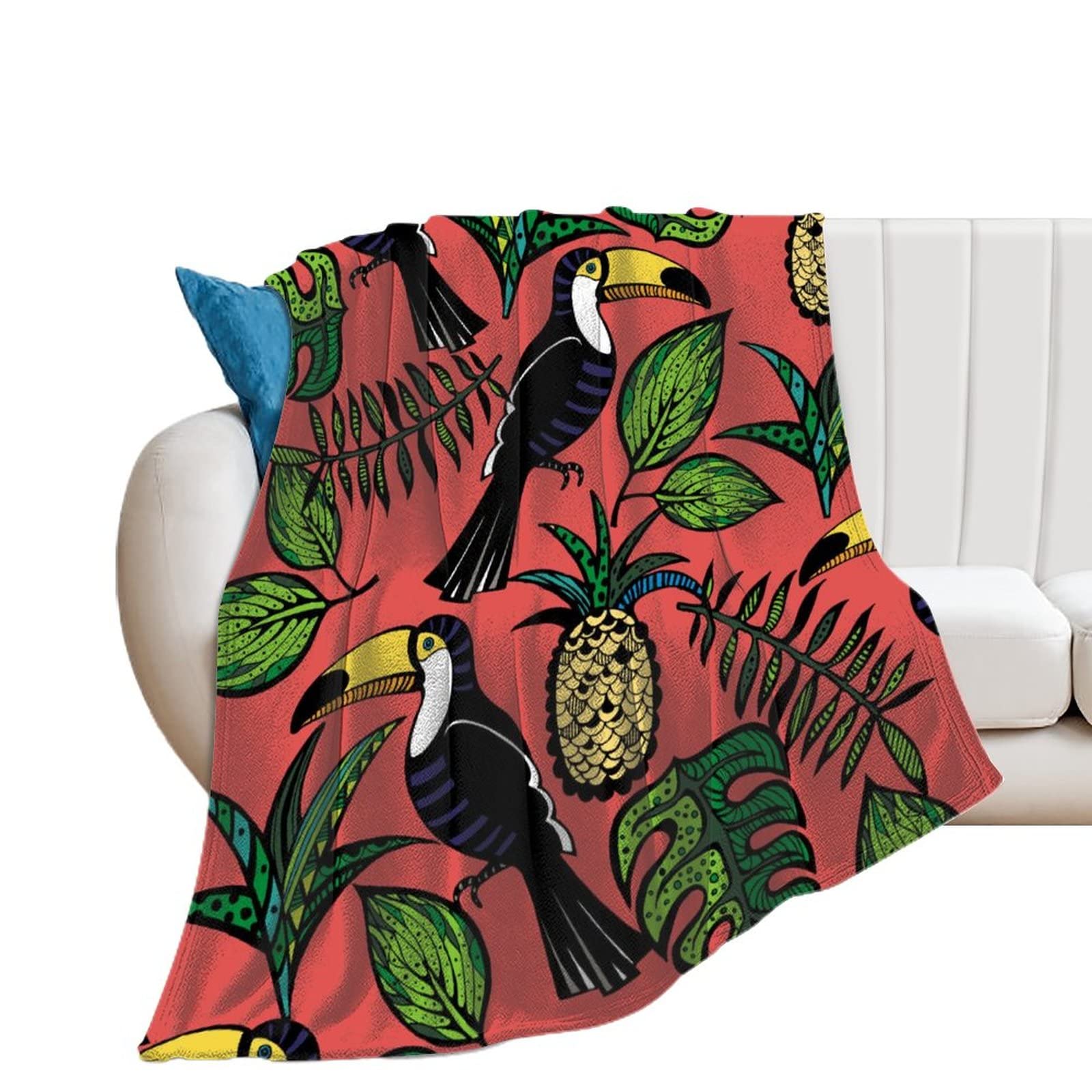 Couverture polaire noire en flanelle pour des soirées cocooning sur votre canapé