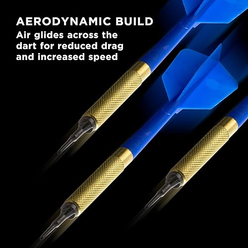 Miniatura 3 de Viper by GLD Products - Dardos comerciales de punta suave, color azul, 0.35 onzas (paquete de 45), talla única, 37-1300-03, dorado
