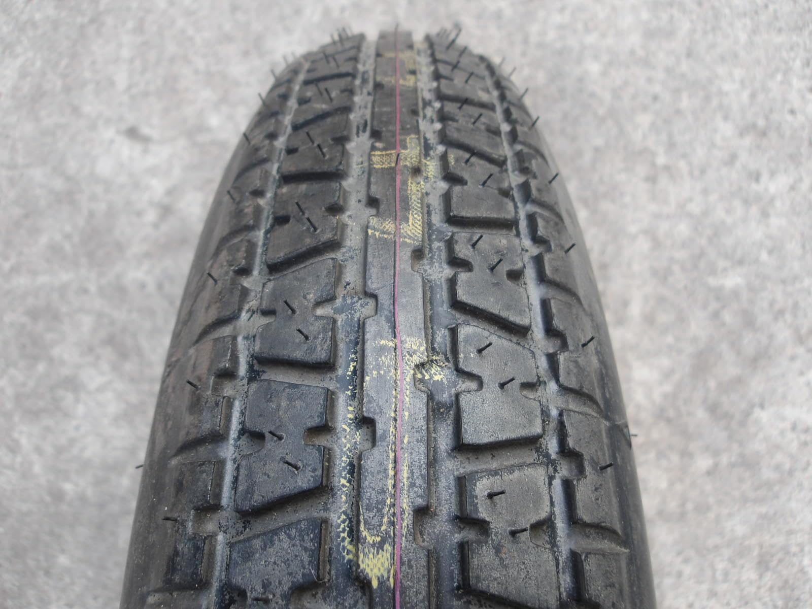 Amazon.co.jp: M734-ソ1 ほぼ未使用 T 105/90D12 1本 スペアタイヤ 105