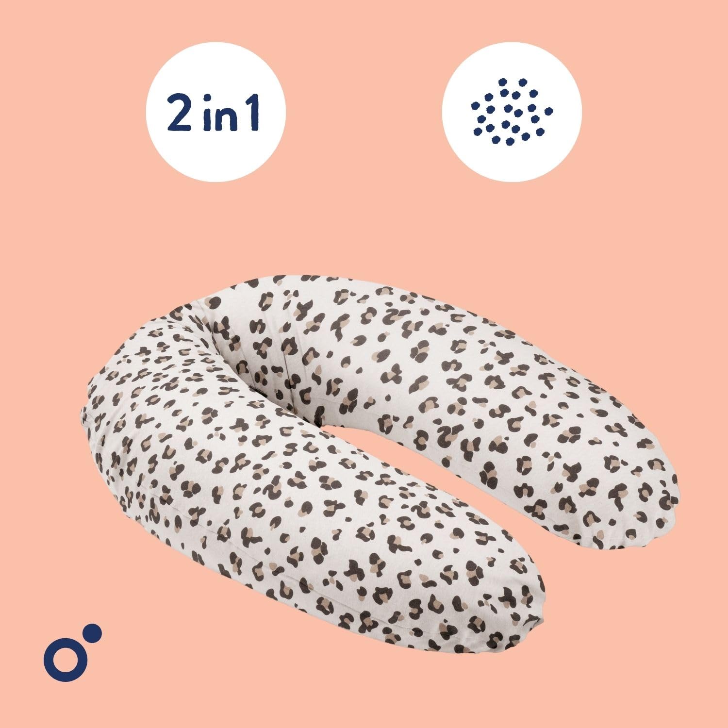 doomoo Cojín de Lactancia Leopard Cream
