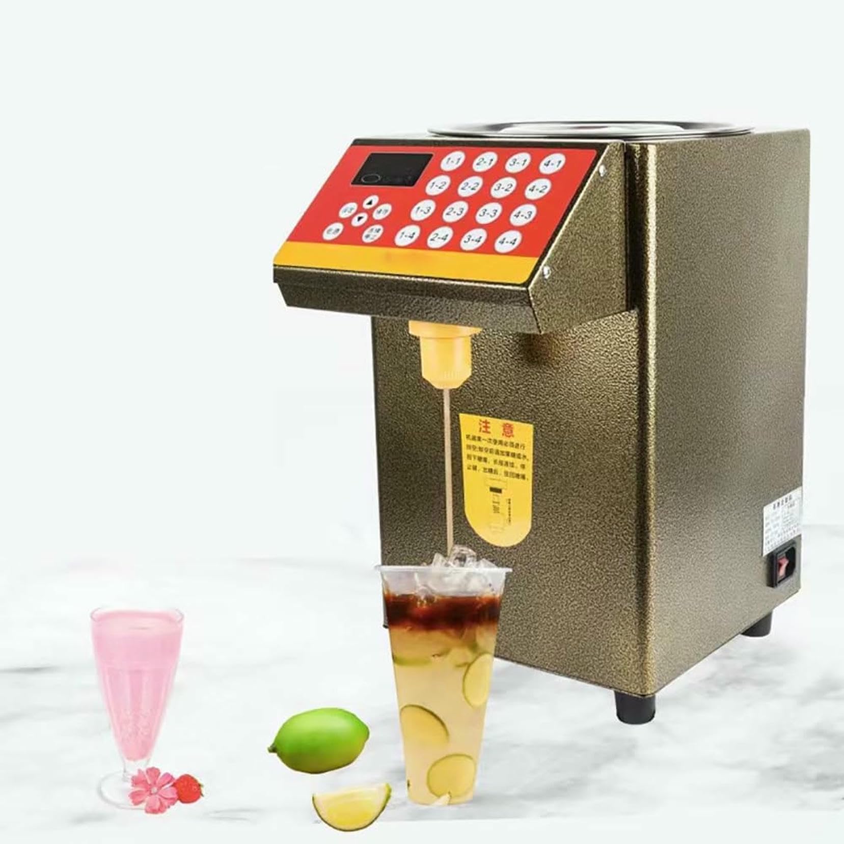Distributeur automatique de fructose robuste 350 W à conception anti-goutte