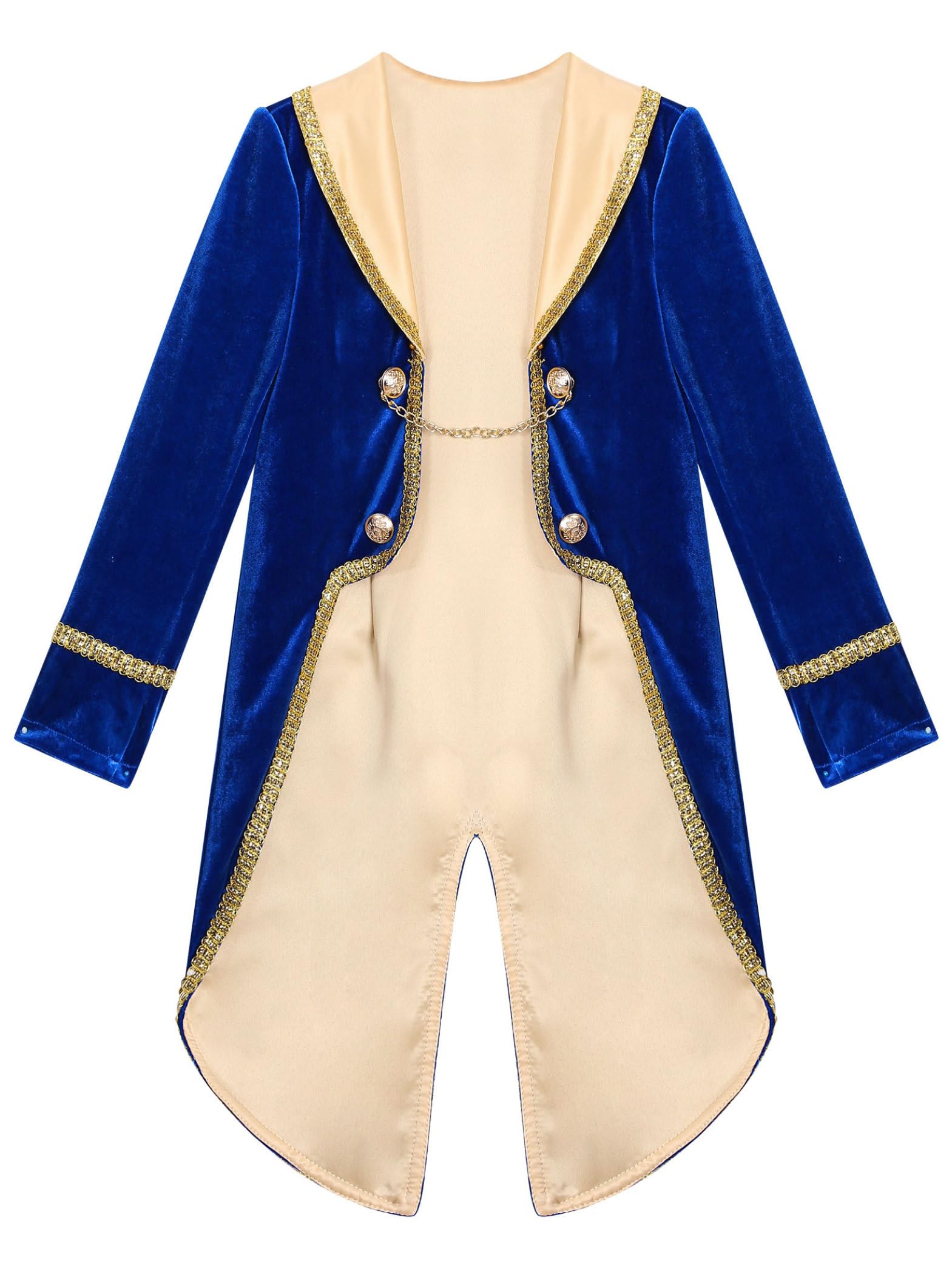 Garçons Gothique Steampunk Corset Halloween Royal Court Prince Manteau À Manches Longues Victorien Queue De Pie Veste 12 Mois - 14 Ans