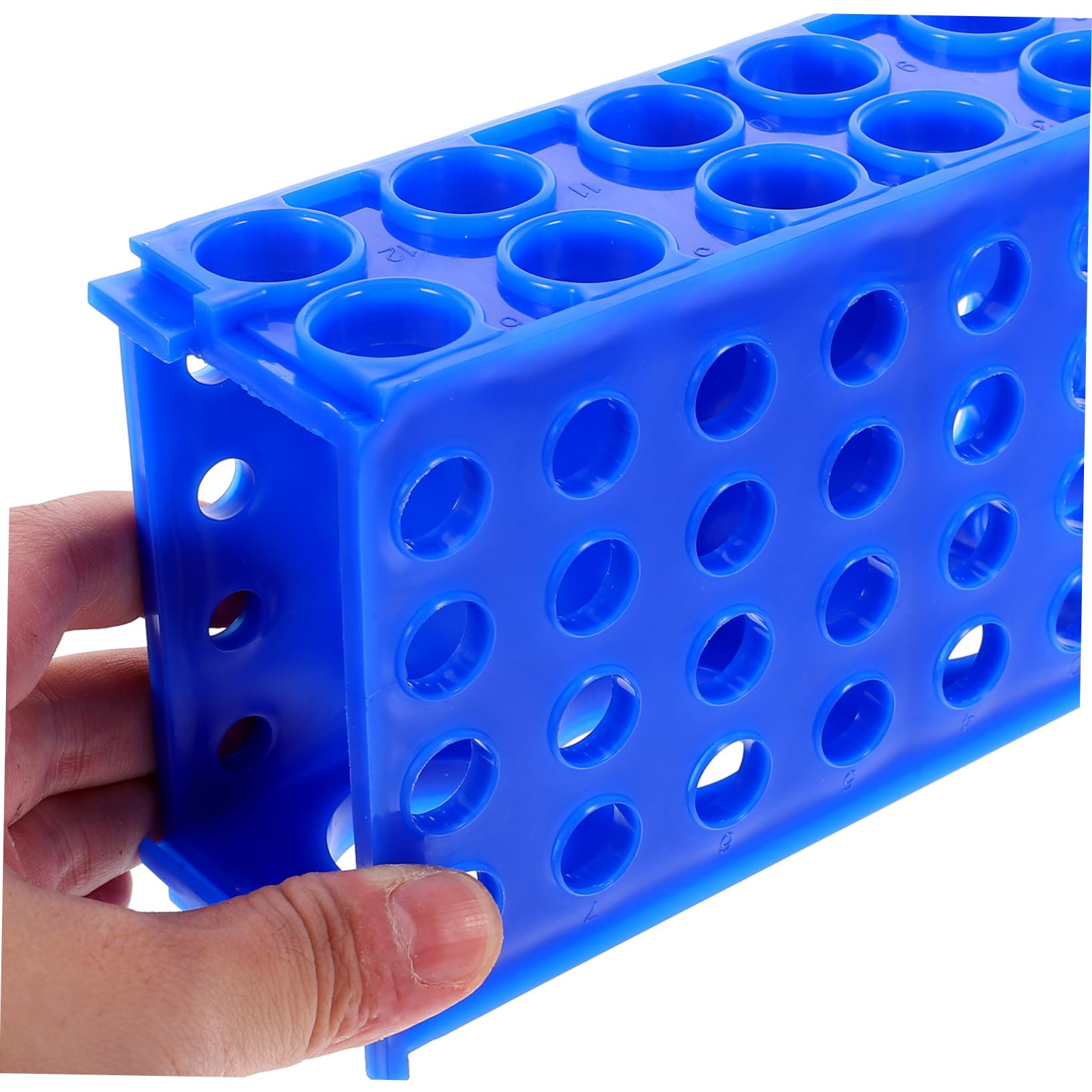 5stücke Test Tube Rack Für Labor Abnehmbarer Reagenzglasständer Zur Organisation Von Teströhren Vielseitig Einsetzbar Chemie Und Biologie Einfache Reinigung Und Stabile