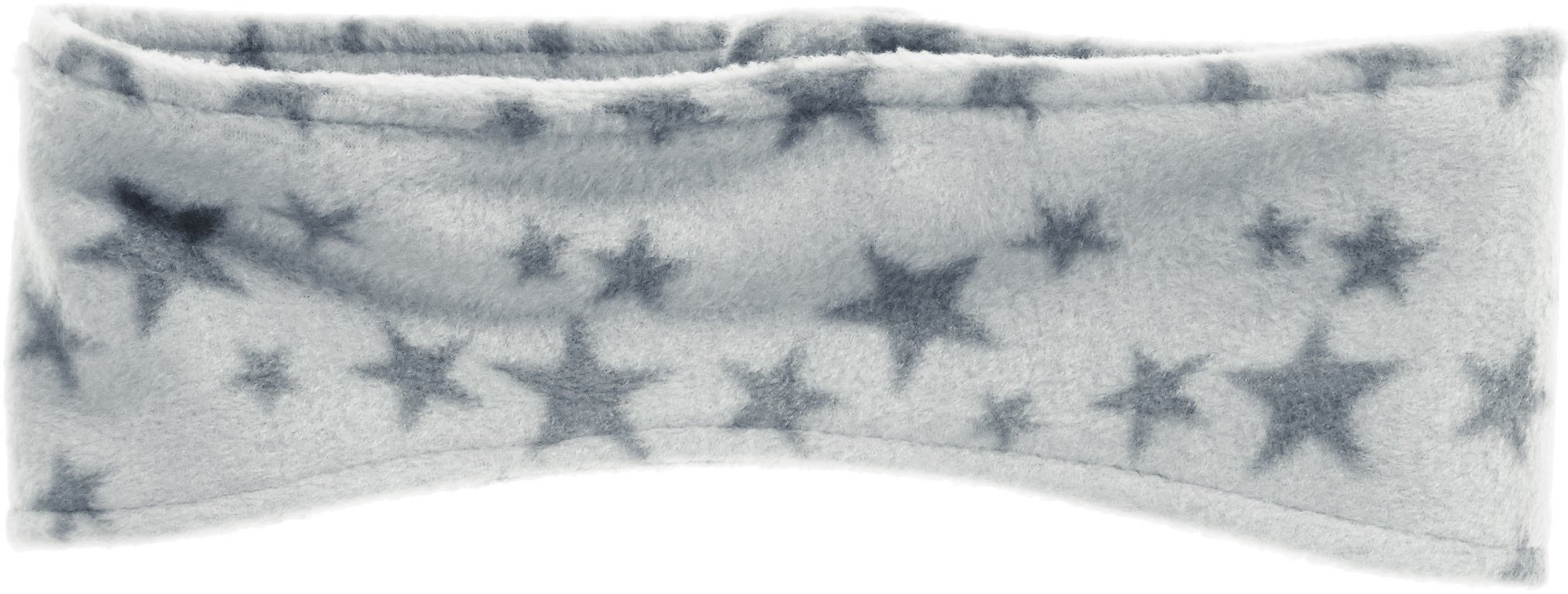 Playshoes Unisex Kids Fleece headband stars 422021, 33 - Grey, One size