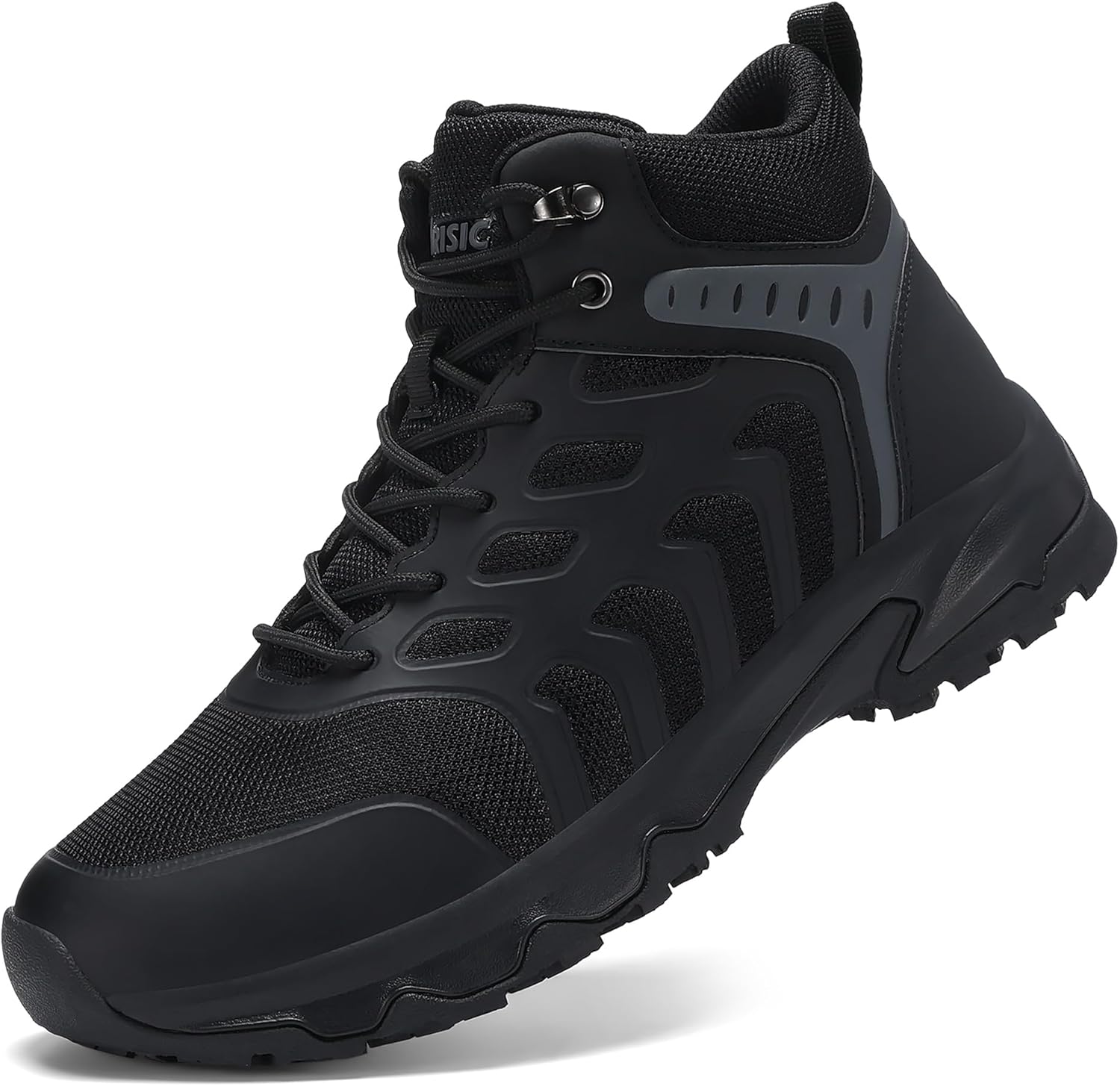 ARISIC Non Slip Work Boots for Men Comfortable Slip Resistant Work Shoes Waterproof Restaurant Chef Shoes Breathable Mesh Ankle Boot Food Service Walking Sneakers