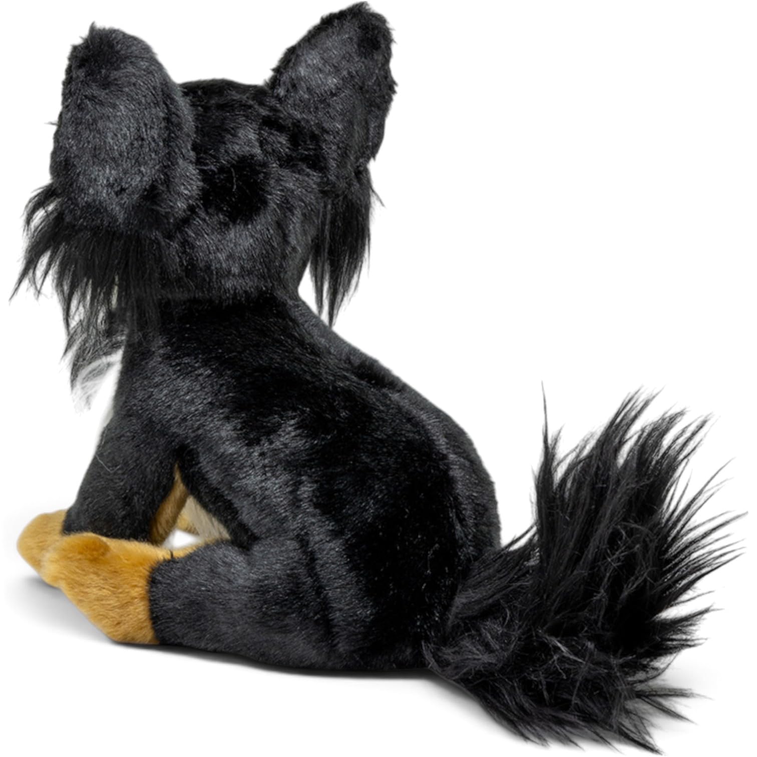 Amazon.co.jp: チワワ 黒と茶 座っている 24cm ぬいぐるみ 3602 : おもちゃ