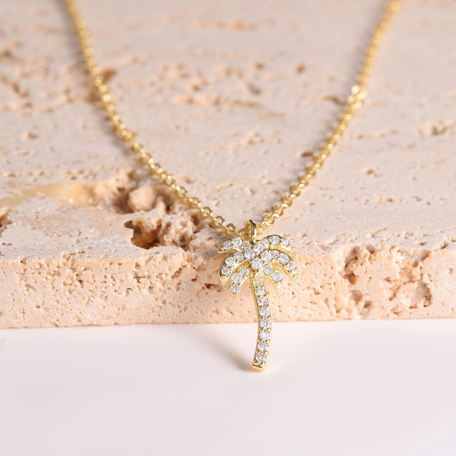 14K Gold Plated Dainty Pendant Butterfly Bead Boot Bee Baseball Flower Compass Airplane Heart Hummingbird Tree Necklace Simple Jewelry Gift for Women - Image 5
