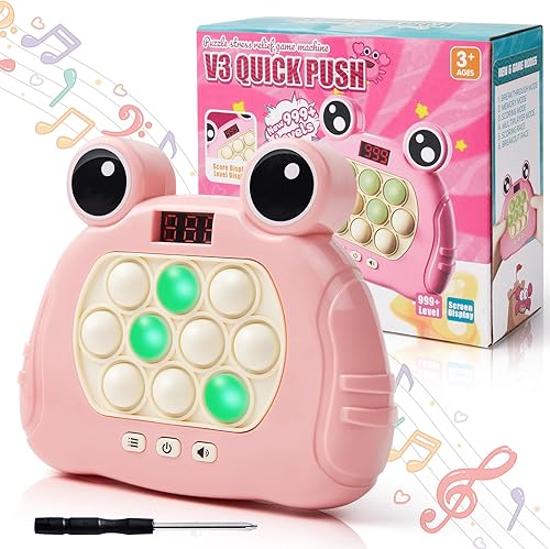 QANIUOS Juego de empuje rápido, juego de luz para reventar, juguetes sensoriales de juego de empuje rápido, máquina de juego de rompecabezas de disponible en Yaxa Guatemala