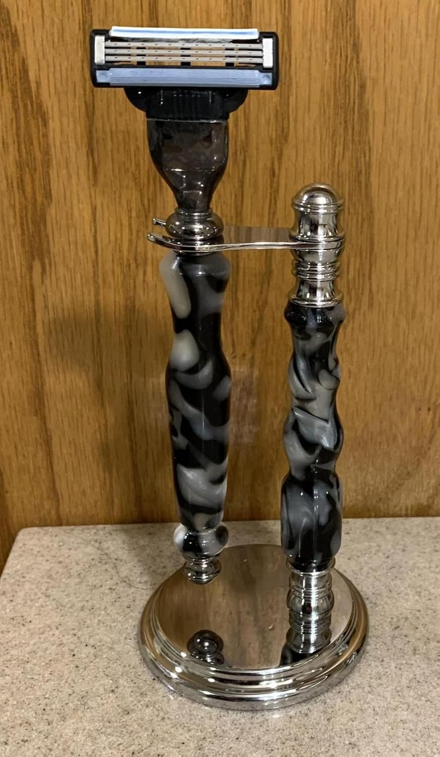 Penn State Industries PKRASETCH Razor and Stand Combo Kit Package Woodturning Project