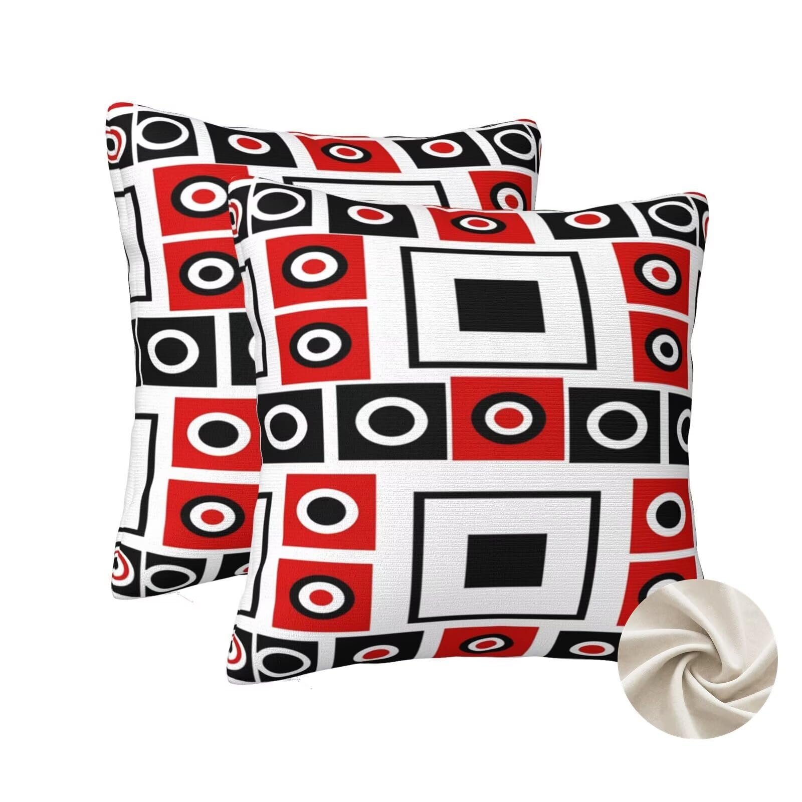 Housse de coussin 60x60 cm douce et résistante pour décoration de canapé