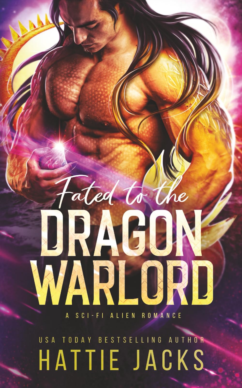 Fated to the Dragon Warlord: A Sci-Fi Alien Romance (Fated Mates of the Sarkarnii Warlords)