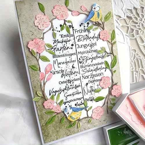 Miniatura 46 de Lapoo Troquel de corte de metal para álbumes de recortes, troqueles de corte para manualidades, decoración de tarjetas, papel, manualidades