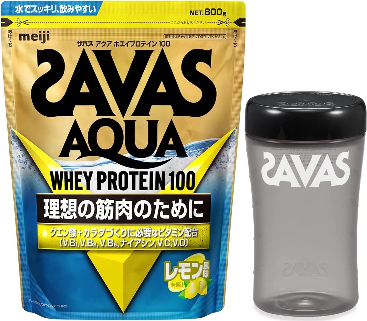 Amazon | ザバス 【セット買い】 アクア ホエイプロテイン100 レモン 