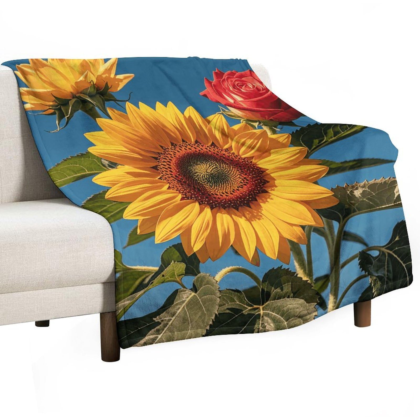 Couverture en flanelle contre le froid plaid léger et compact pour lit