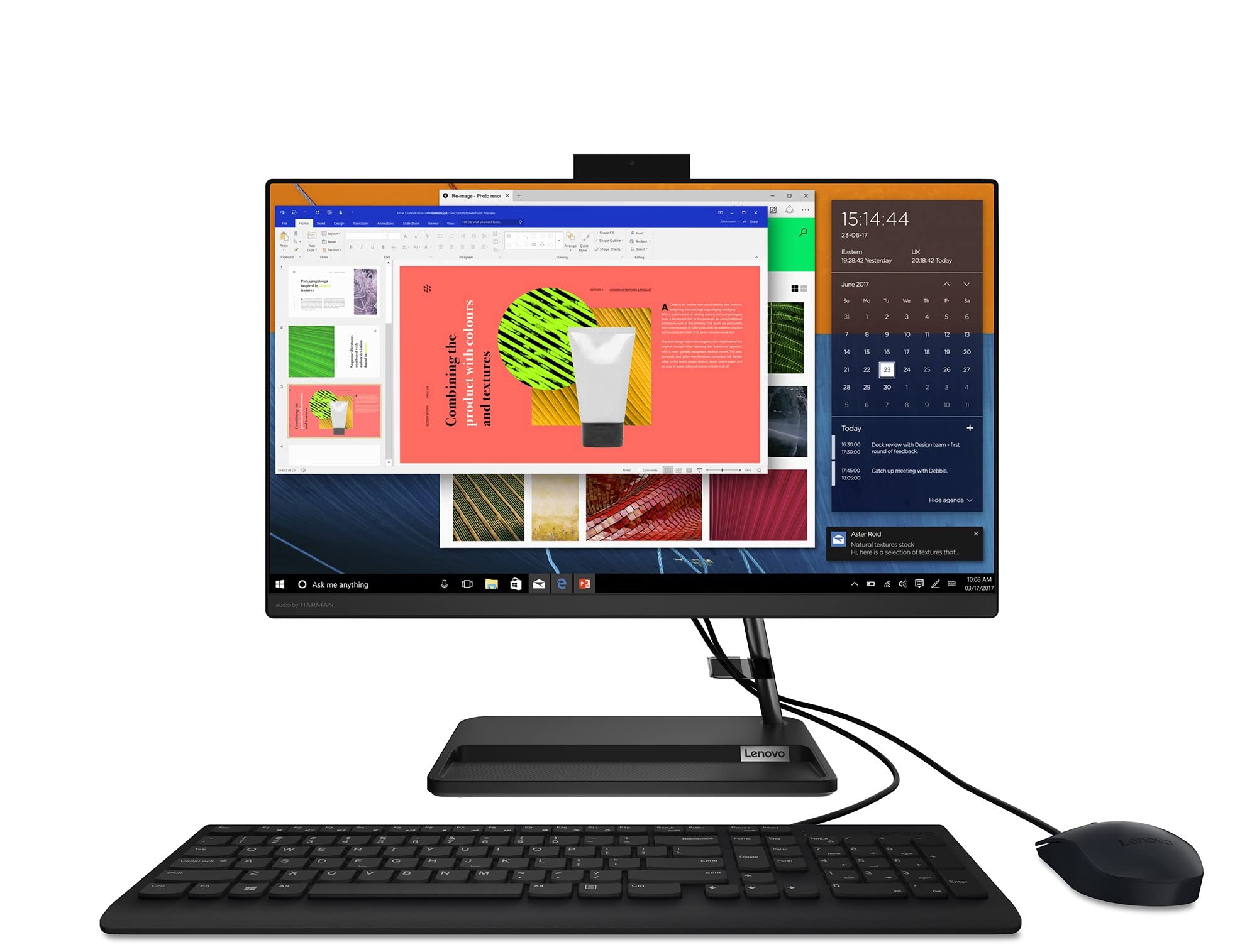 Lenovo IdeaCentre AIO 3 11th Gen Intel Core i3 21.5" FHD IPS 3-Side Edgeless All-in-One Desktop with Alexa Built-in (8GB/512GB SSD/Windows11/Office 2021/HD 720p Camera/Speakers/Wired Keyboard & Mouse) (B09ZYK7N95) Amazon Price History, Amazon Price Tracker