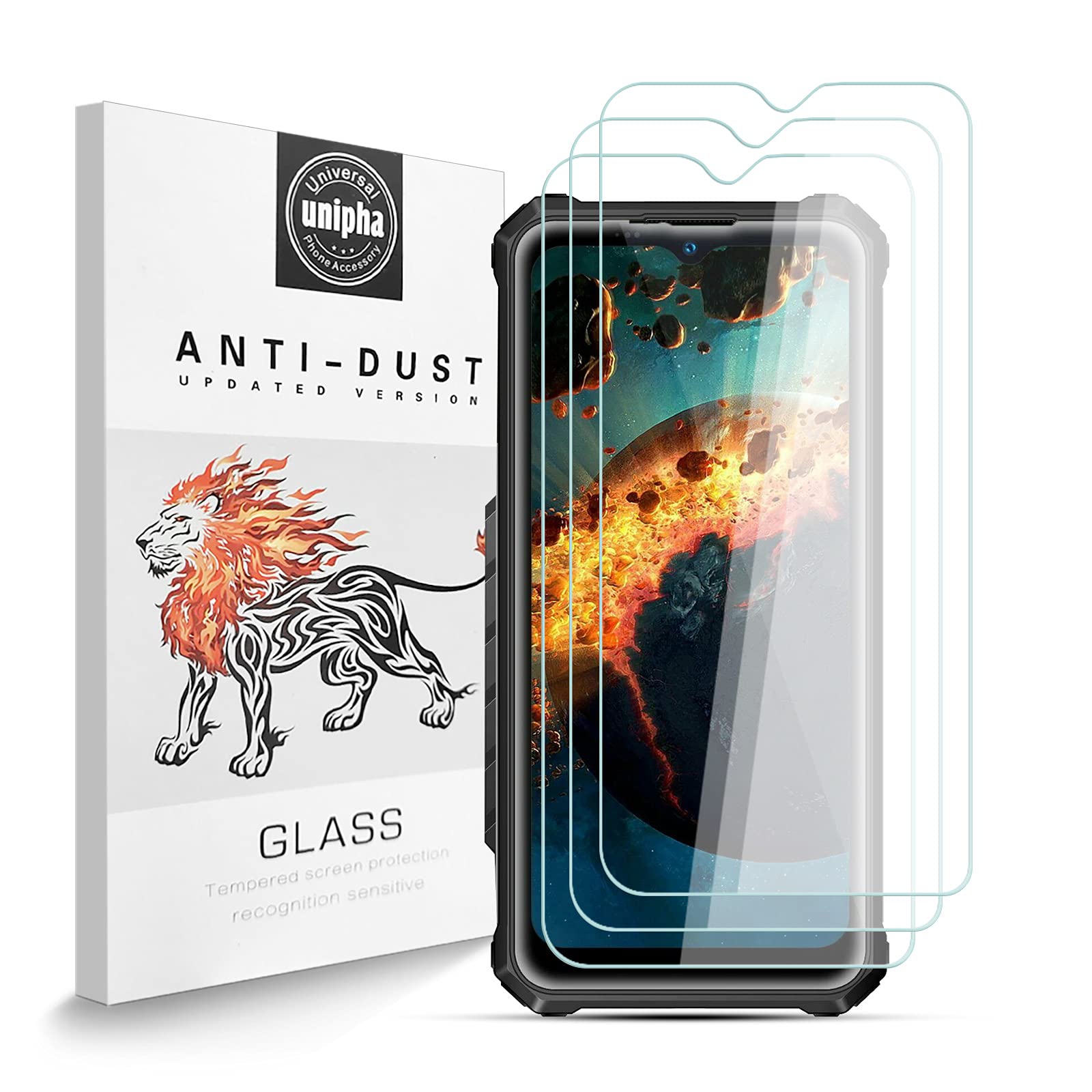 3er Pack Displayschutzfolie Aus Gehärtetem Glas Für Oukitel WP15 – 9H Härte, Blasenfrei & Kratzfest