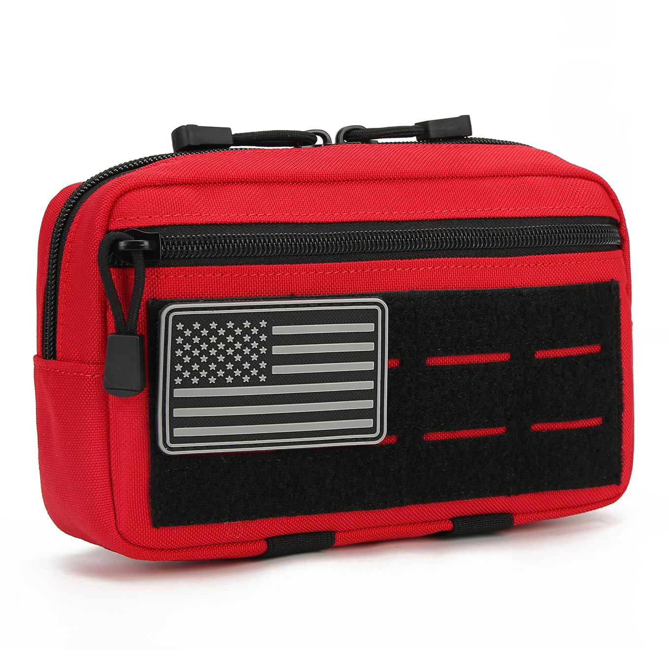 AtwilltapTactical Molle Horizontal Admin Pouch Multi-Purpose Laser-Cut EDC Tool Pouch Bag