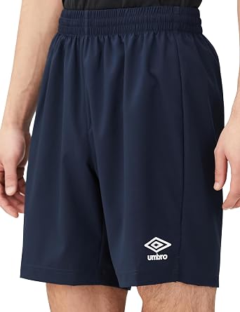Umbro Men's and Women's Half Pants, Soccer, Futsal, Game Shorts, Sweat-Absorbing, Quick-Drying, Stretchy, Dry, Unisex